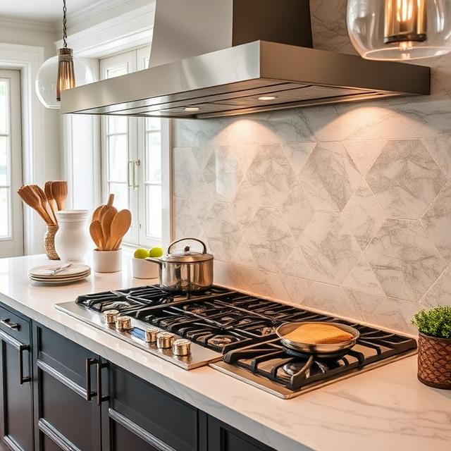 Professional cooktop repair technician servicing a gas cooktop in The Woodlands TX home - Expert Cooktop Repair Service